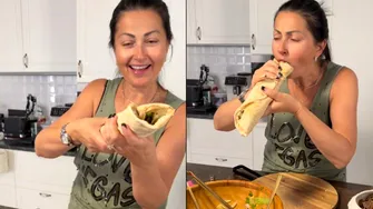 Rețeta de kebab cu puține calorii a Gabrielei Cristea. Ce ingrediente folosește după ce a slăbit peste 30 de kilograme