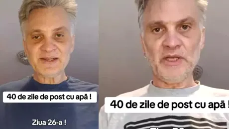 Mihai Onilă a fost operat de urgență, iar soția sa a făcut anunțul. Artistul a ținut 40 de zile post negru