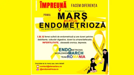Endometrioza, boala care nu te omoară, dar nu te lasă nici să trăiești. Afecțiunea care te lasă fără job, fără relații, fără prieteni. MARȘ pe Calea Victoriei