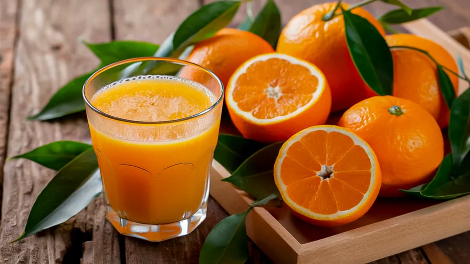 5 băuturi care au mai multă vitamina C decât sucul de portocale