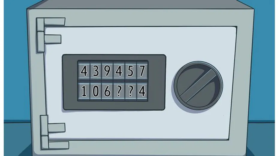 TEST IQ | Descifrați codul seifului din imagine! 99 din 100 nu reușesc