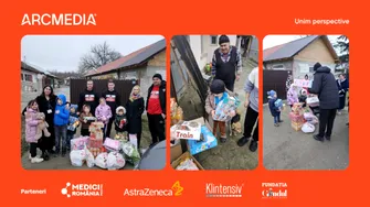 ARCMEDIA aduce bucuria Crăciunului mai aproape de copiii care au cea mai mare nevoie