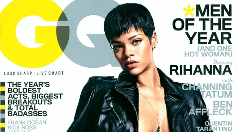 Rihanna a pozat dezbracată pentru GQ