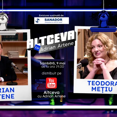 Descoperă codul secret al cuvintelor! Teodora Mețiu dezvăluie la „Altceva cu Adrian Artene” puterea ascunsă a vocii și ”rețeta magică” dintr-un cuplu