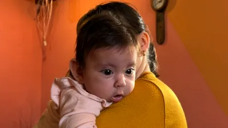 Povestea Soniei: La doar 4 luni, micuța are inima mărită, respiră greu și așteaptă să fie operată pe cord deschis