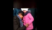 VIDEO. Un tată din Ucraina își ia rămas-bun, în lacrimi, de la fetița lui