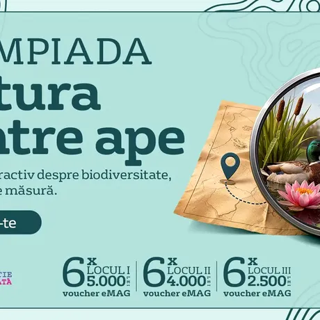 Veolia România continuă Olimpiada de Biodiversitate „Natura dintre Ape”, la nivel național