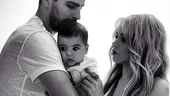 Shakira şi Pique, împreună cu fiul lor pe Facebook. Cu cine seamănă micuţul Milan?