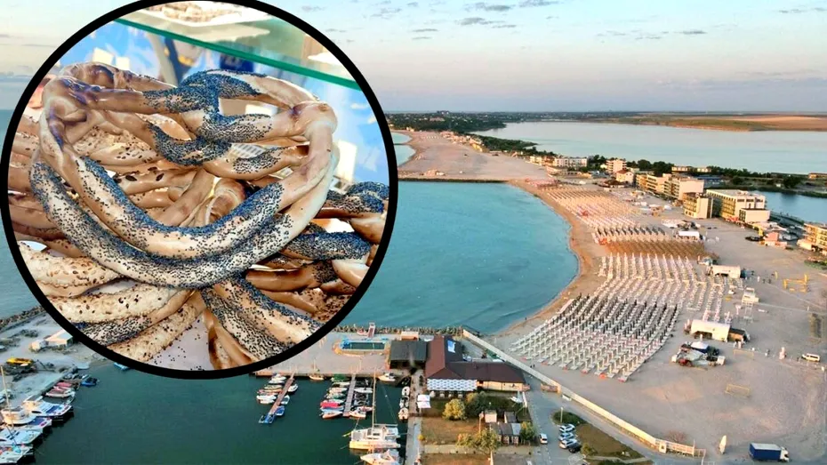 Cât costă un singur covrig cu mac, pe faleză în Eforie Nord, acum, în primele zile de sezon estival