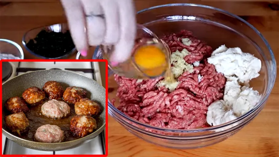 Ecuația chiftelelor. Câte gălbenușuri să pui, în funcție de cantitatea de carne tocată folosită