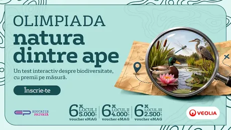 Veolia România continuă Olimpiada de Biodiversitate „Natura dintre Ape”, la nivel național
