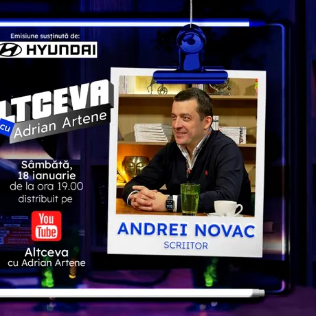 Andrei Novac, despre puterea vindecătoare a culturii, la „Altceva cu Adrian Artene”