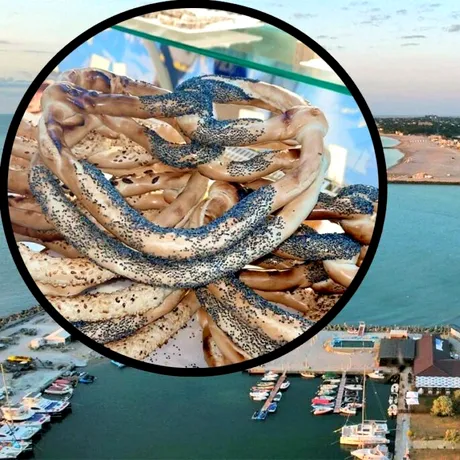 Cât costă un singur covrig cu mac, pe faleză în Eforie Nord, acum, în primele zile de sezon estival