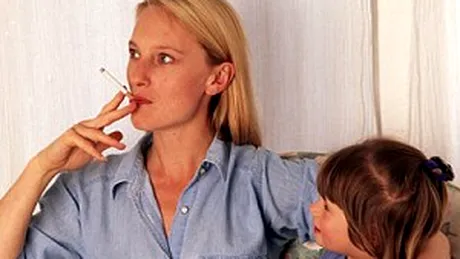 Copiii fumatorilor pot deveni dependenti de nicotina