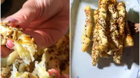 Răsucele crocante cu semințe! Gustarea rapidă care se prepară din doar două ingrediente