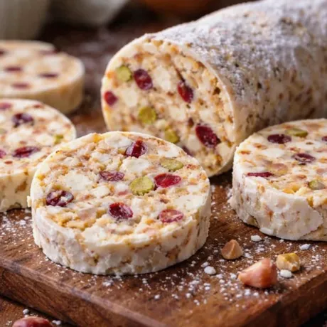 Cea mai veche rețetă de salam de biscuiți! Ingredientul pe care îl adăugau gospodinele pentru un gust irezistibil