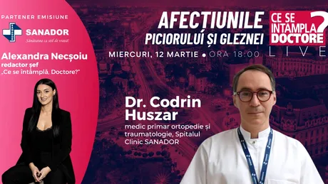 Afecțiunile piciorului și gleznei 🔴CSID LIVE