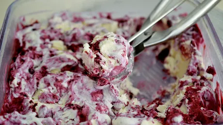 Înghețată de casă cu vanilie, extra cremoasă și delicioasă. Îți încântă papilele gustative