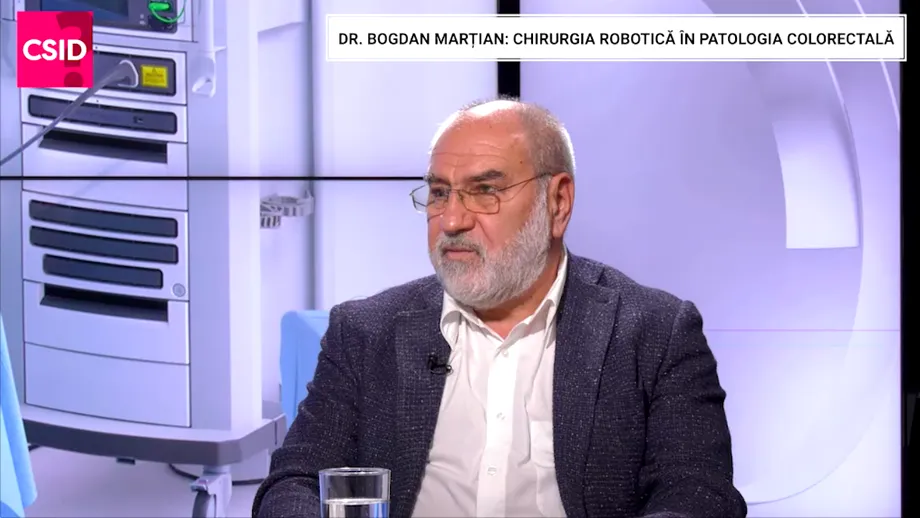 Dr. Bogdan Marțian: chirurgia robotică în tumorile colorectale