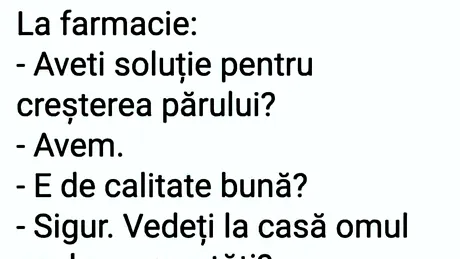 BANCUL ZILEI | La farmacie: 