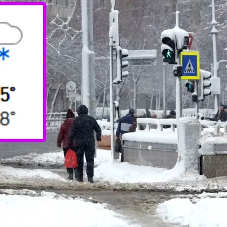 10 zile consecutive de ninsoare în aceste orașe din România, potrivit meteorologilor AccuWeather
