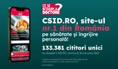 CSID.ro, cea mai citită sursă de Sănătate și Îngrijire Personală din România!