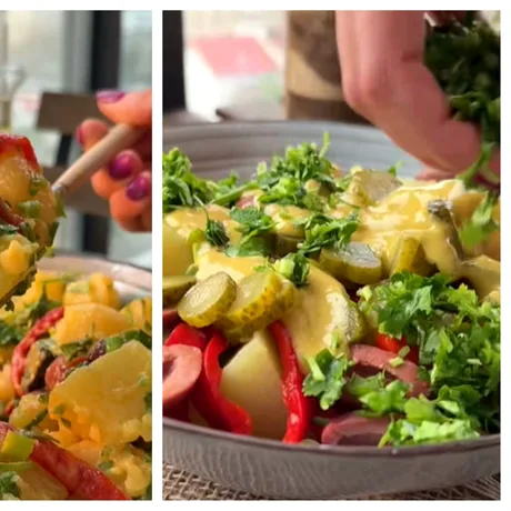 Salată orientală de post! Rețeta gustoasă pe care o prepară toate gospodinele. Este gata în câteva minute