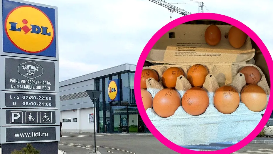 Cu cât a ajuns să se vândă un singur ou, în magazinele LIDL din România, acum, cu 9 zile înainte de Paște