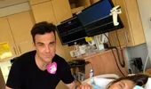 Robbie Williams, live show pentru soţia în travaliu!