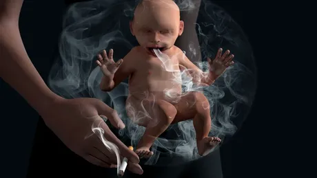 Fumatul în sarcină poate duce la moartea copilului în uter