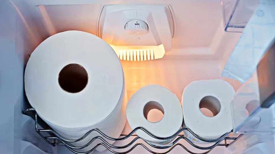 Ce se întâmplă dacă pui o rolă de hârtie igienică în frigider. Trucul a devenit viral pe internet