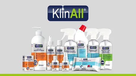 Klintensiv® lansează KlinAll®, un brand nou de dezinfectanți care elimină microorganismele responsabile de peste 90 de boli