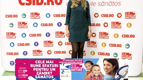 Dr. Karina Dombi: sfaturi pentru îngrijirea dinţilor la copii VIDEO în cadrul evenimentului ”Cele mai bune sfaturi pentru un zâmbet sănătos”