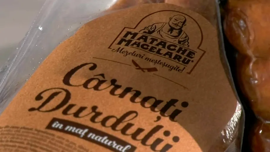 Mâncarea de păstăi galbene cu Cârnați Durdulii de la Matache Măcelaru'