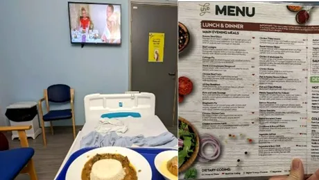 Ce mâncare a primit la cină un român internat într-un spital din Liverpool: 