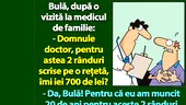 Bancul zilei. Bulă, la medicul de familie