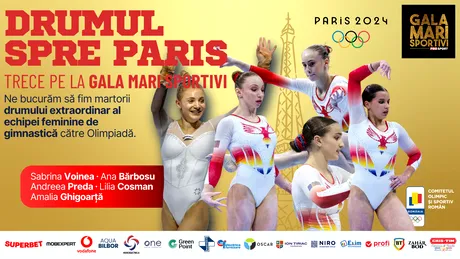 Echipa feminină de gimnastică, premiată la Gala Mari Sportivi ProSport pentru revenirea la Jocurile Olimpice după 12 ani! „Muncim să ne întoarcem cu medalii.” VIDEO