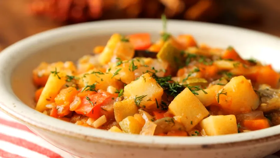 Ghiveci călugăresc, după reţeta Sandei Marin! Un preparat sănătos și gustos