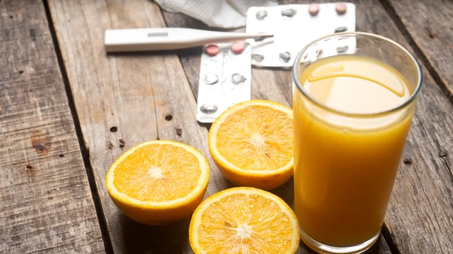 Sucul de portocale – de ce trebuie să-l eviți dacă ești răcit