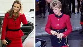 Prinţesa Diana VS Kate Middleton - Ţinute aproape identice! FOTO