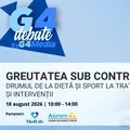 Dezbaterea „Greutatea sub control – de la dieta la tratamente” – seria G4Debate by G4Media