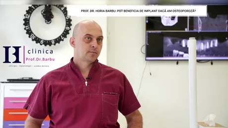 Prof. univ. dr. Horia Barbu: osteoporoza și implanturile dentare