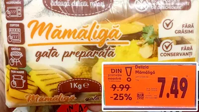 Ce conține mămăliga „gata preparată”, cu acid tartric, din supermarketurile românești. Expiră în 2025!