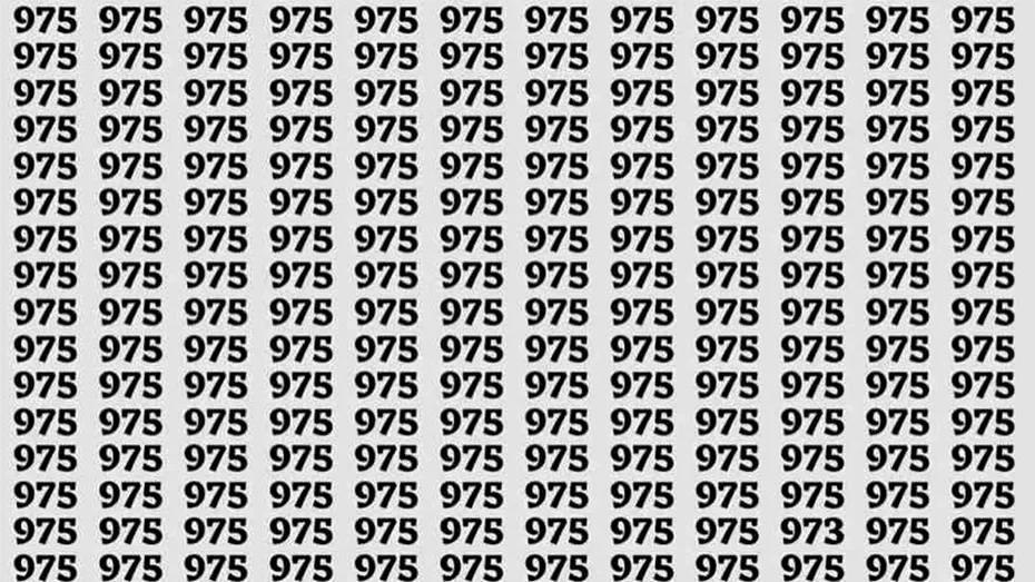 TEST IQ | Ești un geniu? Găsește numărul 973 în maximum 3 secunde!