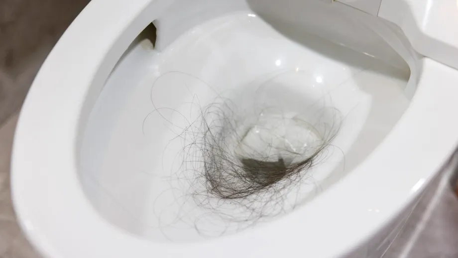 De ce nu e bine să arunci părul în vasul de toaletă. Ce trebuie să faci cu el, de fapt