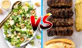 Ce îngrașă mai mult: O salată Caesar sau 4 mititei cu pâine și muștar? Am făcut calculul caloric