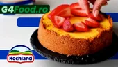 REȚETĂ VIDEO | Cheesecake cu Hochland Crème și căpșuni