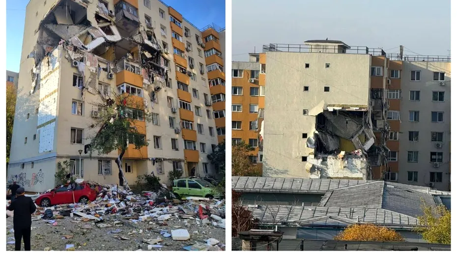 Explozie puternică într-un bloc de locuințe din cartierul Rahova. De la ce s-ar fi produs deflagrația