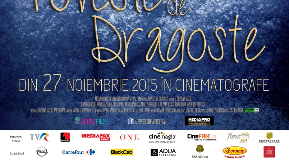 Poveste de dragoste este acum în cinematografe! De 1 decembrie, iubeşte româneşte!