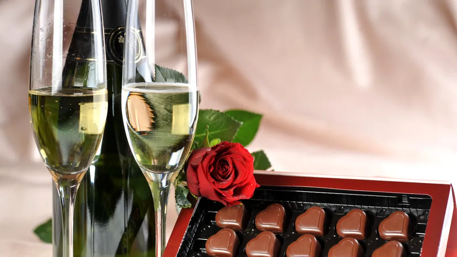 Vești bune de Ziua Îndrăgostiților! Șampania și ciocolata, bune pentru inimă